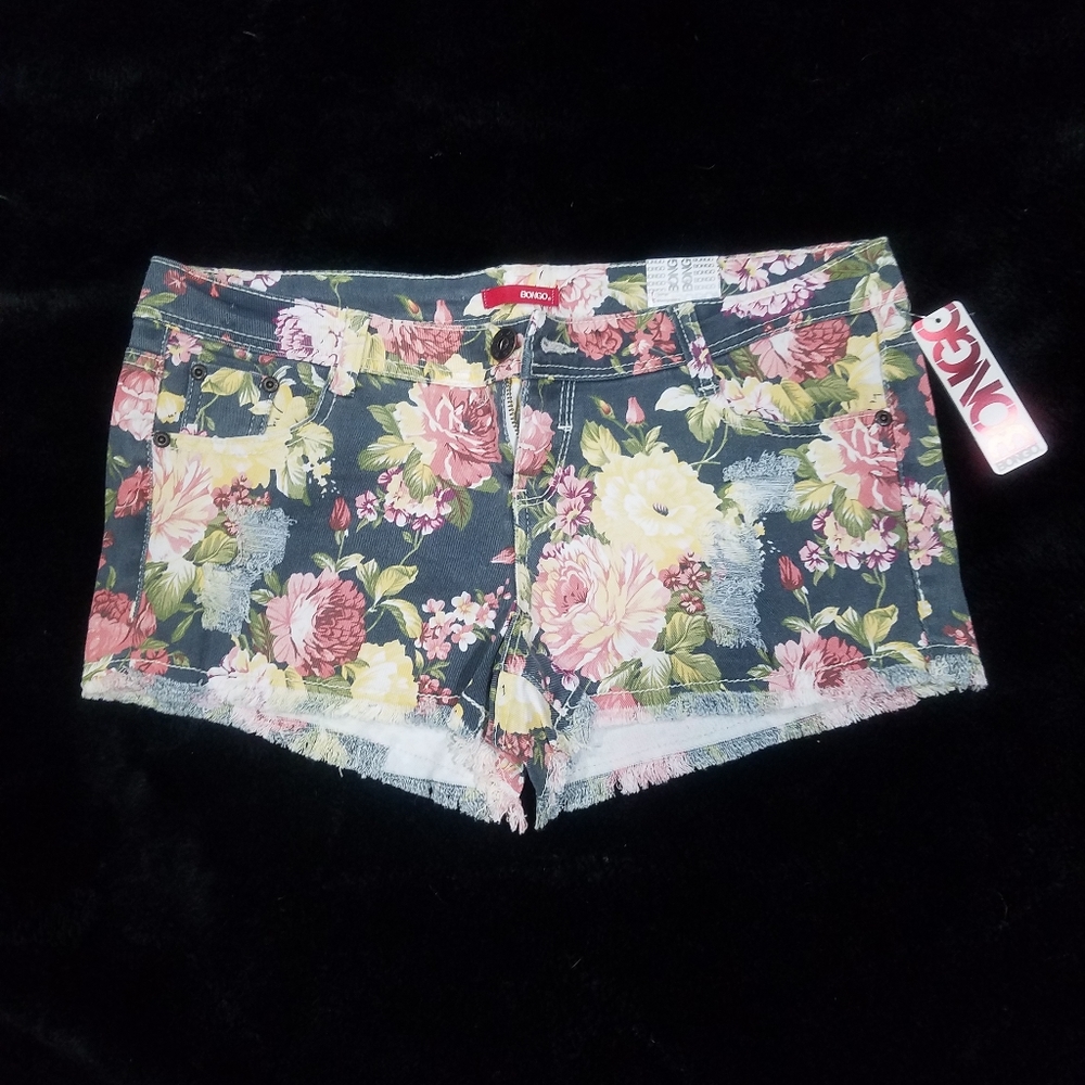 New BONGO floral shorts